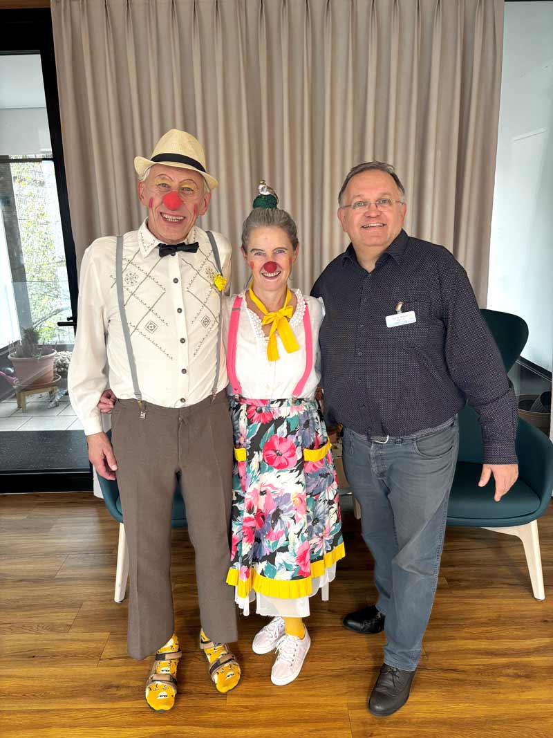 Zu Besuch bei Freunden